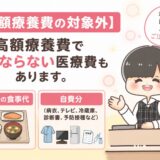 病院医療費高額療養費対象外安くならない入院中食事代自費分