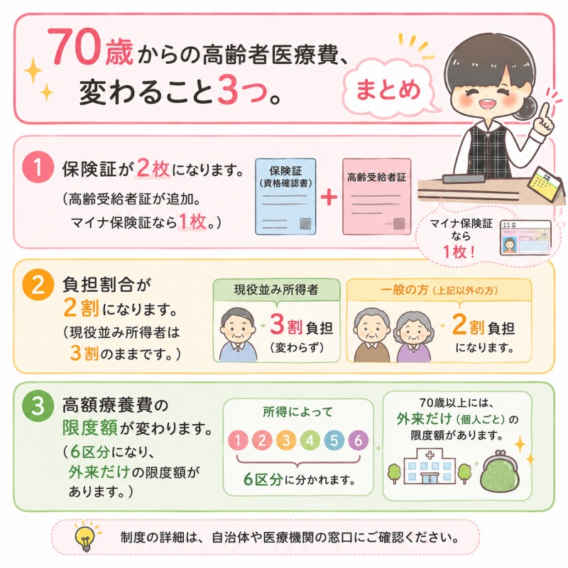 病院医療健康保険高齢受給者証負担割合高額療養費まとめ