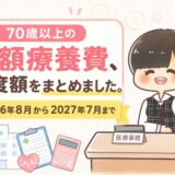 病院医療費高額療養費70歳以上限度額高齢者202608-202707