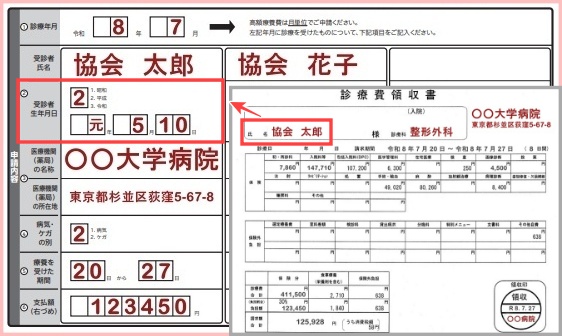 高額療養費支給申請書還付手続き世帯合算2026年令和8年6
